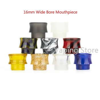 

VandyVape Kensei 24 RTA/TridentTank/Jackaroo Kit/Mesh 24/Kylin Mini/Triple 2 II 16mm Wide Bore Recurve Resin 810 Drip Tip