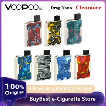 

Hot Sell !!! VOOPOO DRAG Nano Pod Vape Kit w/ 750mAh battery & 1ml Pod & GENE chip & Resin panel VOOPOO Kit vs Drag 2/ minifit