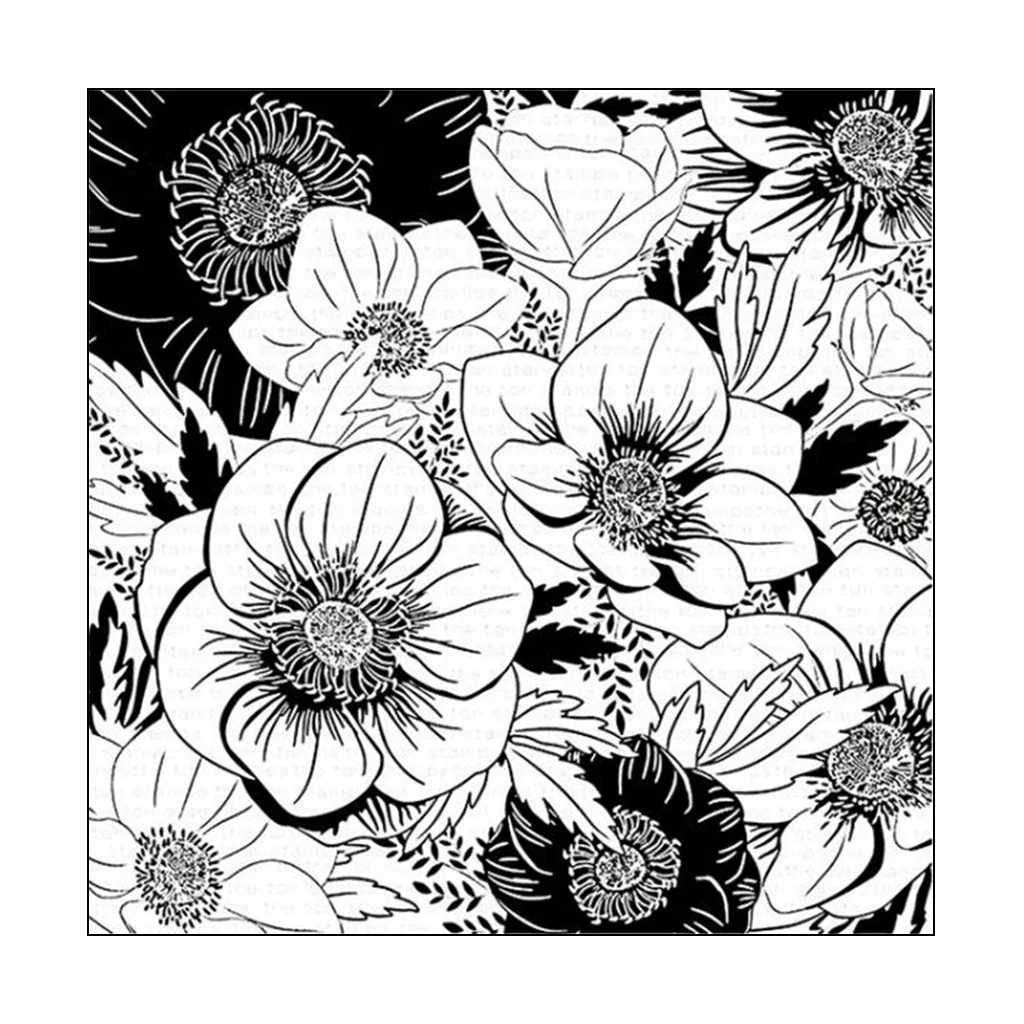 

New Flowers DIY Silicone Clear Stamp Cling Seal Scrapbook Embossing Album Decor