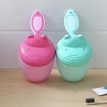 Функциональная ручка в форме рыбы, Детская душевая чашка для ванны, легко захватываемая Милая мультяшная моющая насадка для мытья волос, спринклерная насадка для ванны