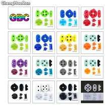 ChengHaoRan For Nintend GameBoy Color Silicone Rubber Pad Conductive Button For GBC Power On Off Button AB Buttons D Pads