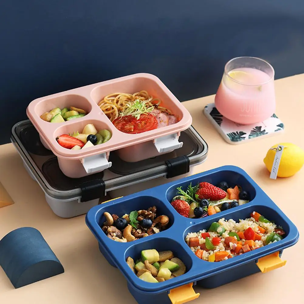 Ланч бокс для микроволновой печи Bento контейнер пищи и фруктов Портативный детей