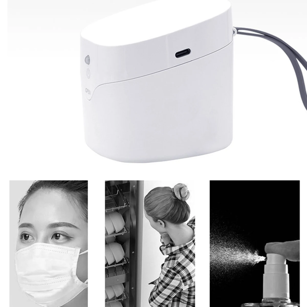 

Portable UV Sterilizer Masks Ultraviolet Disinfection Box UV Nail Sterilizer USB Charging Multi-Function Sterilization Tool