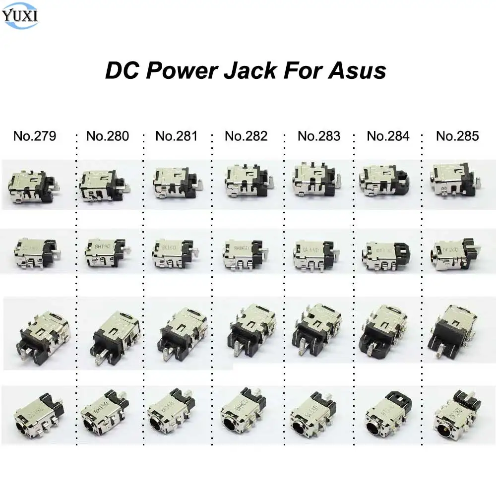 YuXi 1 шт. Разъем питания постоянного тока для Asus Vivobllk Max X411U X411UA Q503 Q503UA Q553 X302U X540 X540L