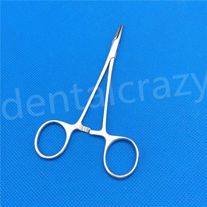12.5cm Stainless steel Needle clamp Straight tip pliers Surgical forceps Laboratory cutting