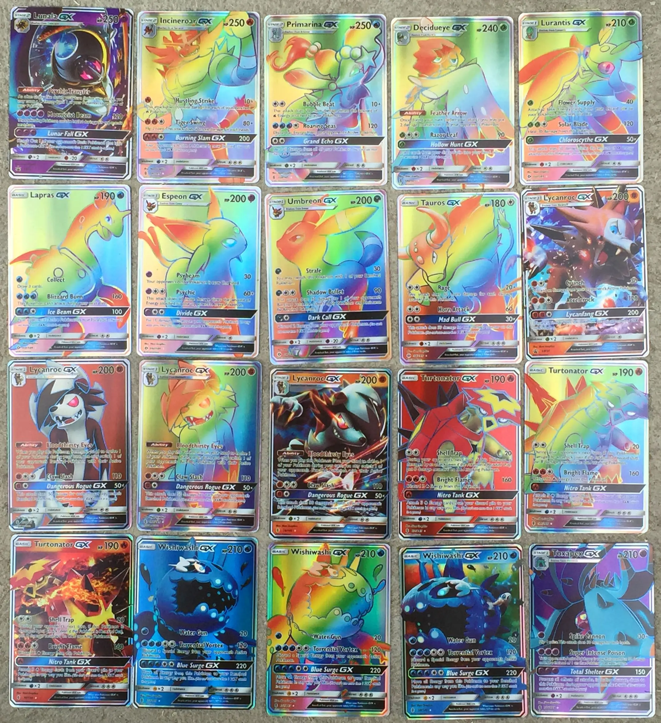 NEW CARDS 200B Pcs 80 TEAM + 120 GX Ultra Beast TCG Shining Cards Game Battle Trading Cards for children toys Xmas