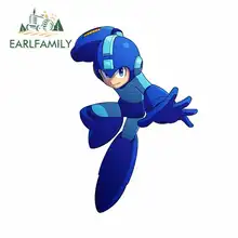 EARLFAMILY 13cm x 13cm for Mega Man Cartoon Funny Car Stickers RV VAN DIY Fine Decal Bumper Trunk Truck Graphics Vinyl JDM