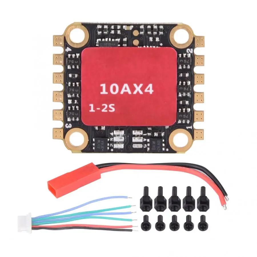 Бесщеточный электронный контроллер ESC 10A 4 в 1 BLHeli_S 1-2S LiPo &amp HV-Lipo для Dshot150/Dshot300/Dshot600