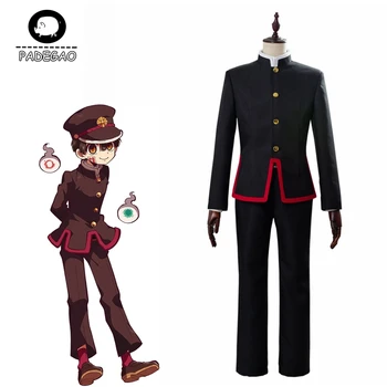 

Anime Toilet-Bound Hanako-kun Hanako Kun Cosplay Uniform Balck Full Set Custom Halloween Adult