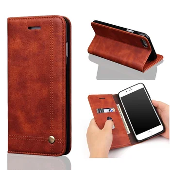 

Retro Flip Cover Wallet Case for IPhone 6 Leather Case Luxury Ultra Slim Card Holder for Apple IPhone 6 Plus High Quality