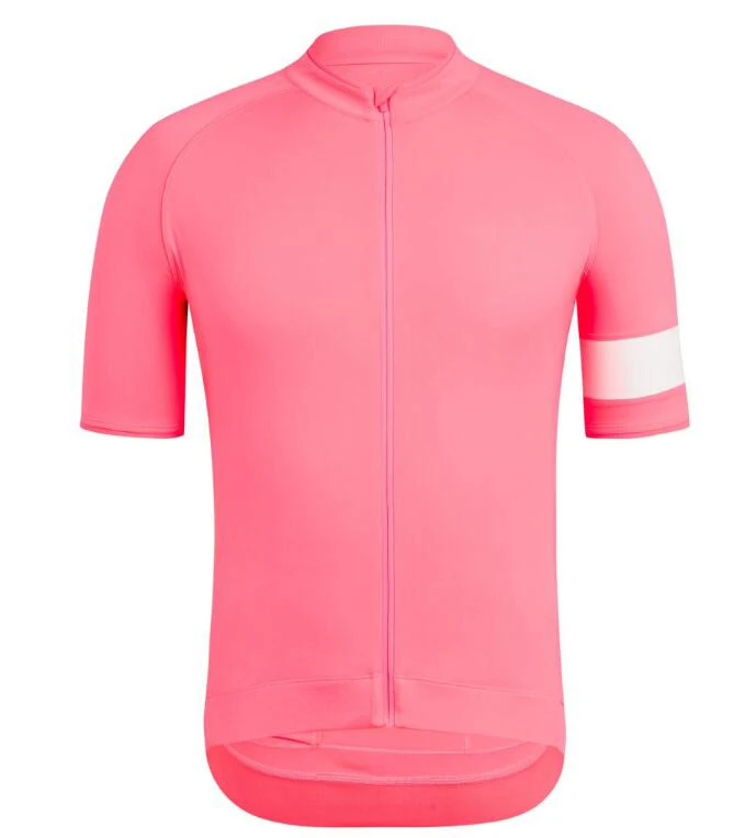 Summer Solid color Cycling Jersey Breathale Mountain Bike Clothing Quick-Dry Racing MTB Bicycle Clothes Uniform Cycling Clothing - Цвет: Short jersey