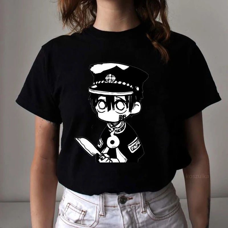 Короткая футболка с героями из японского аниме туалет Hanako Кун футболки