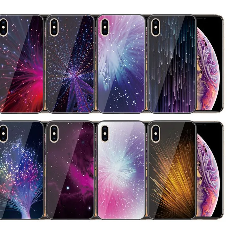 

3D tempered glass Case for Oneplus 5 5T 6 6T Gradient colorful tempered glass Phone Cover on for Oneplus 7 7PRO case fundas