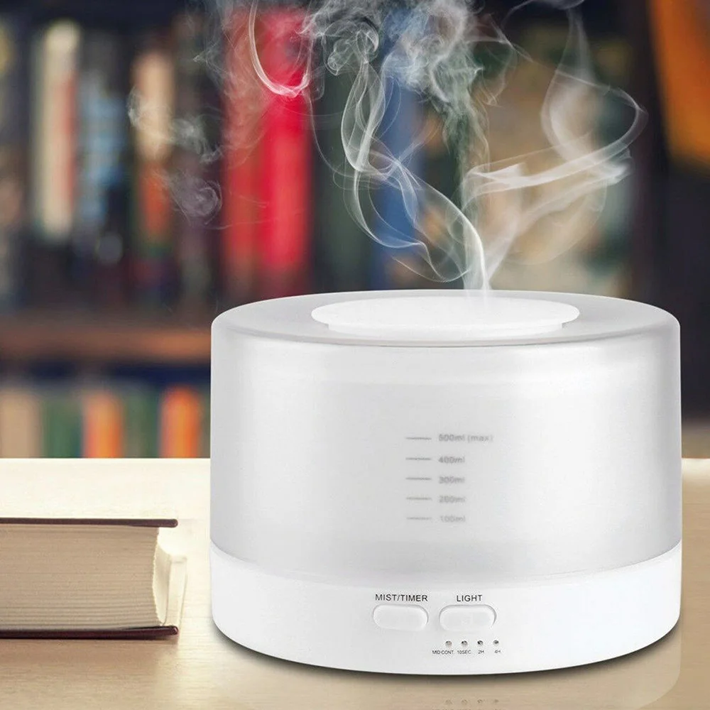 500mL Mini Humidifier Aromatherapy Machine Atomizer Office Water Car Air Purifier Uk Plug