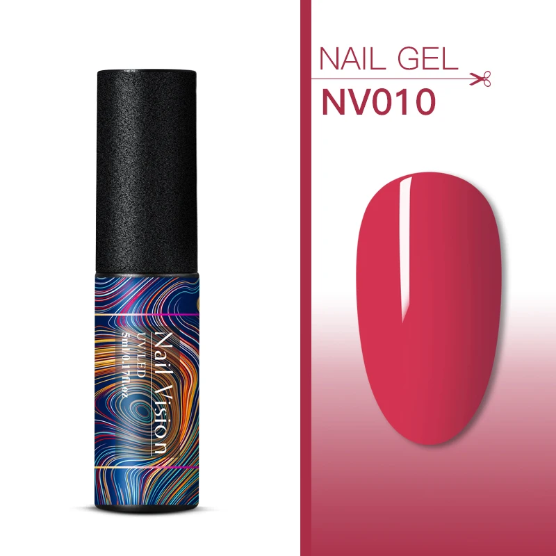 Nail Vision набор однотонных гелей для ногтей 176 цветов УФ-Гель-лак 5 мл полуперманентный лак для маникюра - Цвет: HHS06605