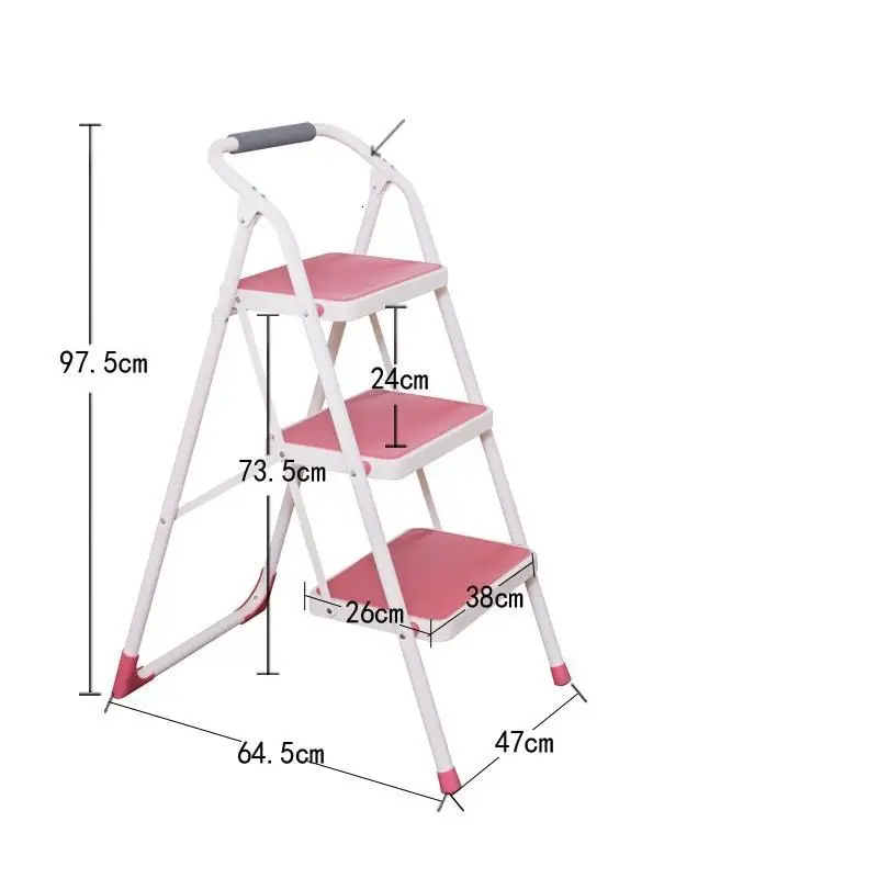 Version N Плиант Tangga Lipat Escalon Plegable Marches Banco Escalera tabrete De Cocina Stepladder Merdiven стул Escabeau Лестница Стул - Цвет: Version N
