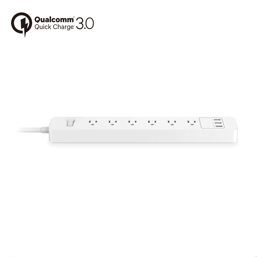 Удлинитель с сетевым фильтром 3/4/5/6 розеток переменного тока USB QC 3 0 1 5 м|Вилки