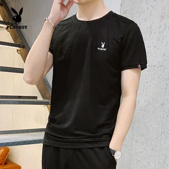 

PLAYBOY shirit shirts for men 100% cotton playboy men shirt man Summer