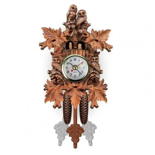 large clock Cuckoo Clock Living Room Wall Clock Bird Cuckoo Alarm Clock wall Watch Wooden Living Room Clock Home Decoration Accessories cuckoo wall clocks Wall Clocks