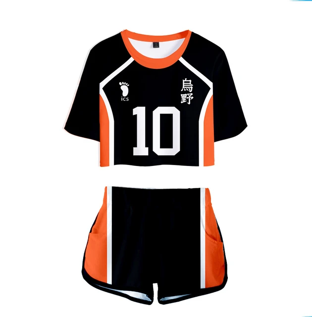 Anime haikyuu hinata syouyou cosplay karasuno uniforme do ensino médio  jérsei voleibol cosplay traje número 10 masculino roupa esportiva -  AliExpress