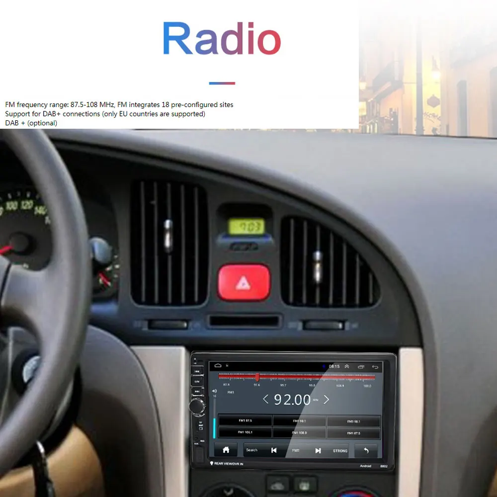 Автомобильные аксессуары Android 8,1 2 Din Автомобильный Радио Мультимедиа Видео плеер Универсальный Авто Стерео gps карта для Volkswagen Nissan hyundai