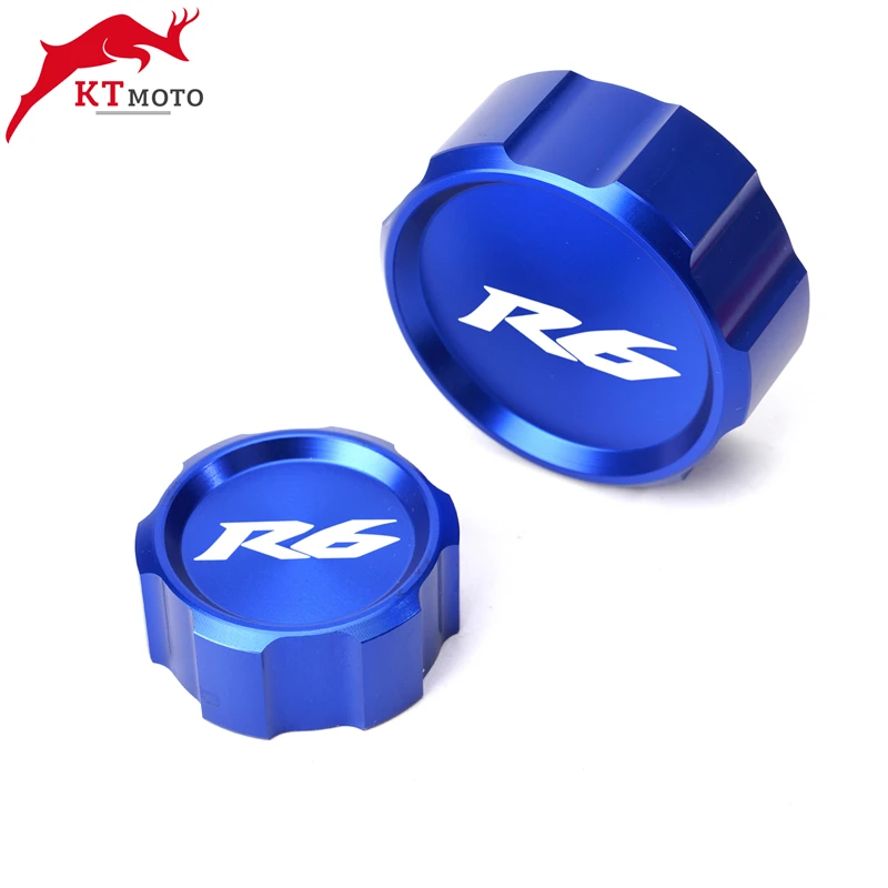 PROD 4001012607725 For Yamaha YZF-R6 YZF R6 YZFR6 2010-2021 2019
Motorcycle CNC Aluminum Rear & Front Brake Fluid Reservoir Cap Cylinder
cover