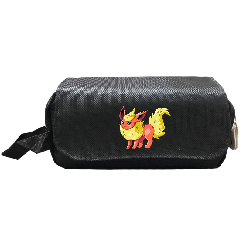 Cute Cartoon Pokemon Pencil Bag Students Pen Bag for Kids Fashion Double Layer Cute Stationery Bag Pencil Case