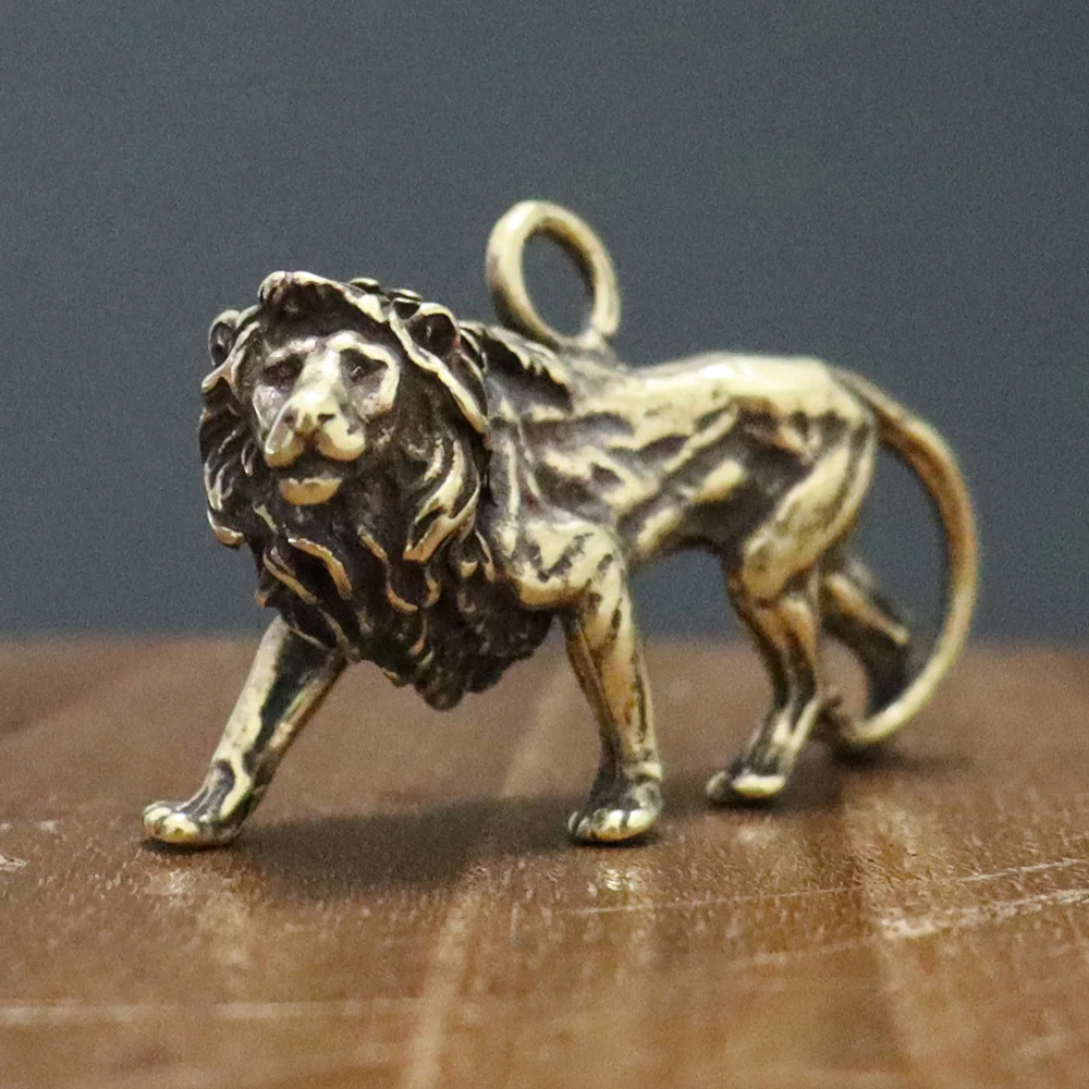 lion king keychain pendant brass (3)