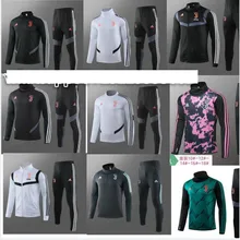 19 20 N98 тренировочная куртка, пальто, новая футбольная Джерси juvees, домашняя куртка Ronaldo DE LIGT RABIOT для взрослых, комплект курток, Футбольная майка