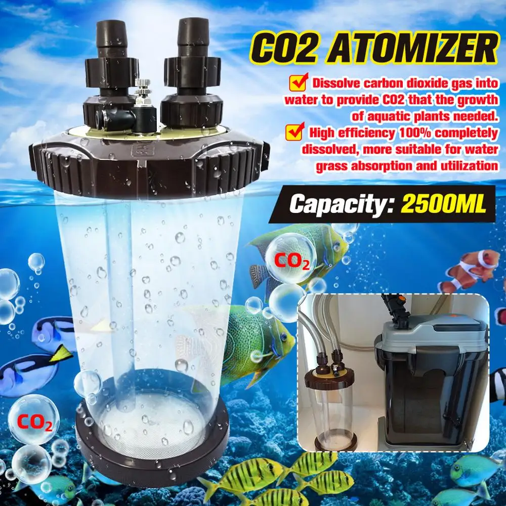 Aquarium External Co2 Diffuser Reactor Canister Atomizer Fish Tank Equipment AUS 1