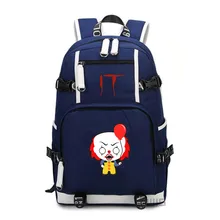 Moive Stephen King's It рюкзак холщовые школьные сумки сумка на плечо с принтом дорожные сумки рюкзак для ноутбука для детей