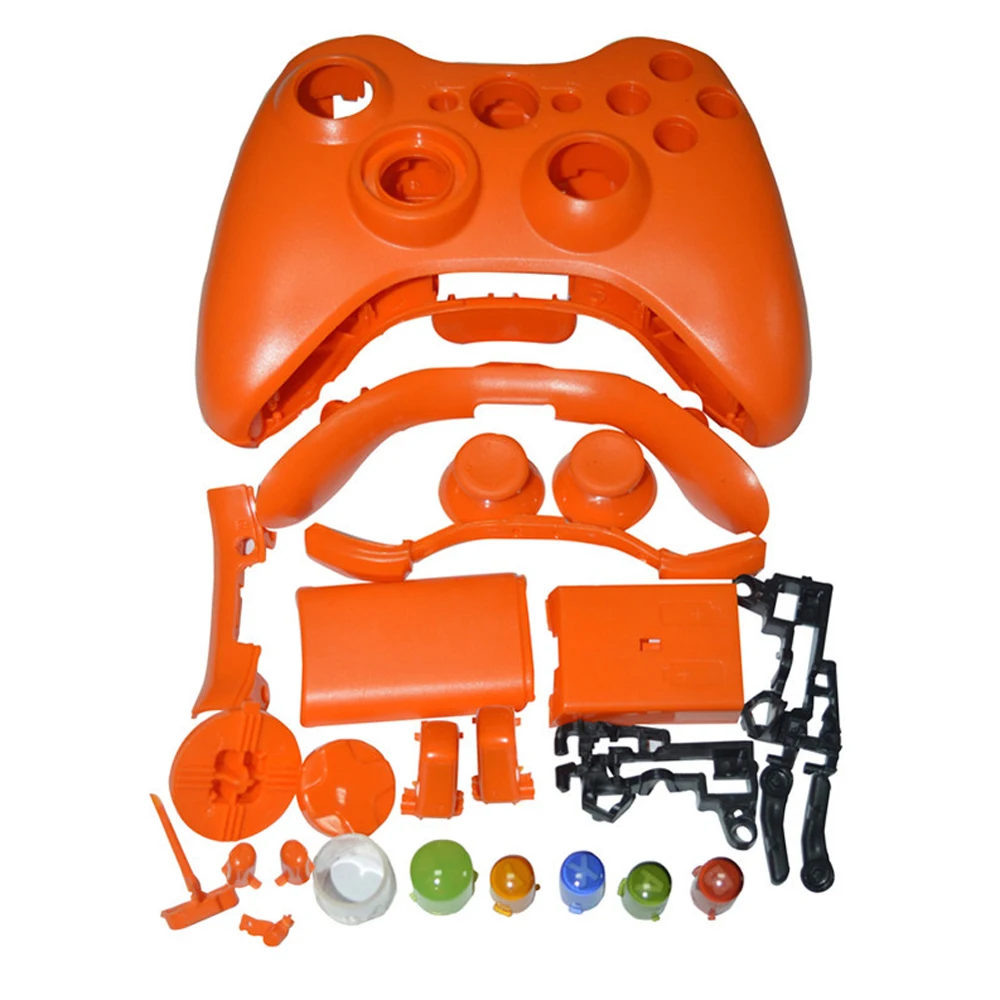 Беспроводной игровой контроллер, Жесткий Чехол, защитный чехол для геймпада, полный набор с кнопками, аналоговый джойстик для XBox 360