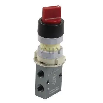 

1/8" PT Thread Three Way Two Position Selector Button Mechanical Valve S3HS-06