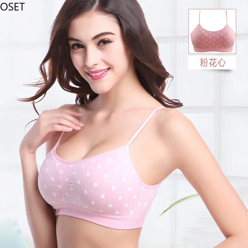 

Sport Bra Push Up Wireless Girls 3D Fitness Sling Sports Vest Yoga Underwear Zero Restraint Daily Sports Wear Top Female Woman