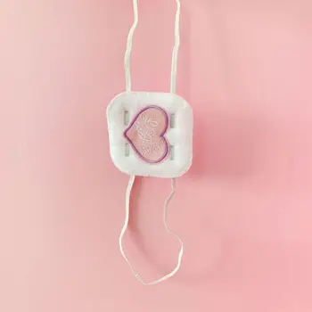 

Anime Cosplay Heart Shape Embroidery Single Eye Mask Cover Blindfold Eyeshade E65F