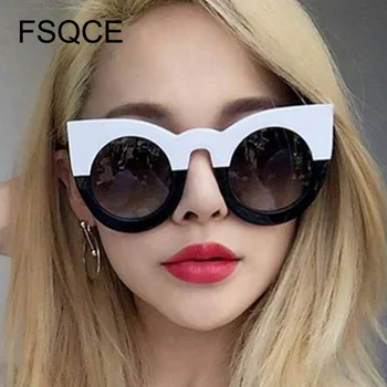 

Oversized Sunglasses Fashion Cat Eye Sunglasses Women Brand Designer Vintage Sun Glasses Ladies Sunglass Oculos De Sol Feminino