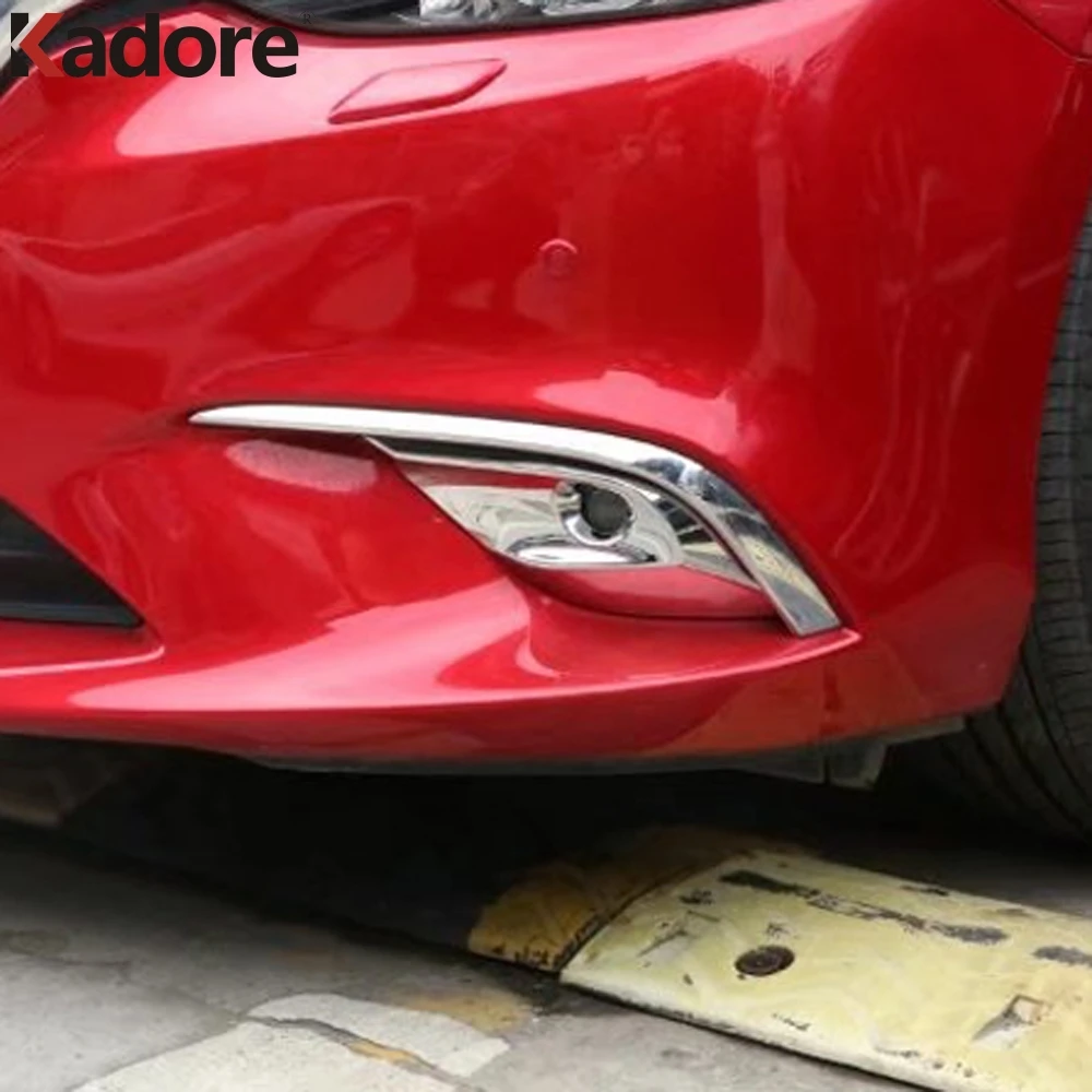 Накладки на передние противотуманные фары для Mazda 6 Atenza M6 2017 2018 ABS декоративные