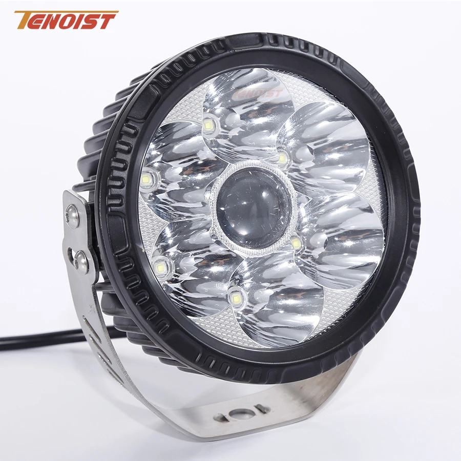 Super Bright 5 Inch White Yellow LED Laser Work Fog Light For Auto Car SUV Offroad Truck ATV UTV 12-80V | Автомобили и мотоциклы