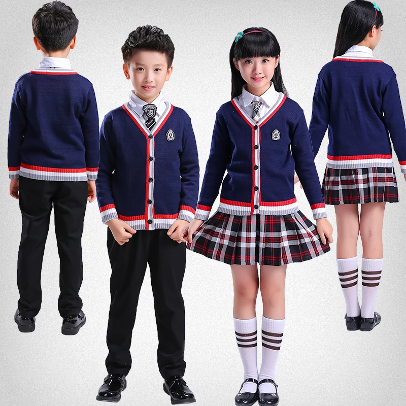 

Children Uniforms Japanese Korean School for Girl Boys Navy Style Tops Skirt Shorts Tie Kids Student Summer Clothing Outfits