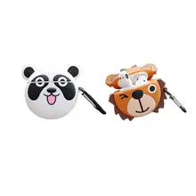Cute Panda Lion Animal Pattern Protective Case Shockproof Cover Skin Protector for Airpods 1/2 Charging Box Accessories Cute Panda Lion Animal Pattern Protective Case Shockproof Cover Skin Protector for Airpods 1/2 Charging Box Accessories
