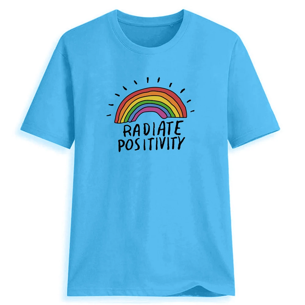 

2019 Polyester Women T Shirt Cotton O-Neck Rainblow Womens Clothing & Best Gift for Hot Summer Cool