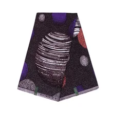 Африканская ткань с круговым рисунком нигерийская анрака Гарантия хлопок настоящий голландский воск