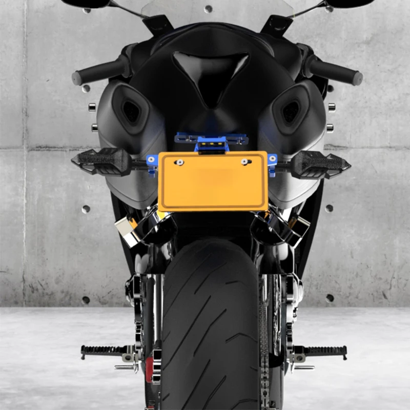 Для держатель регистрационного номера Led Matricula Moto Msx Gsx S 750 R15 V3 Mt 07 мотоцикл яма Спорт велосипед номерной знак кронштейн