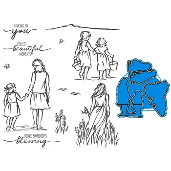 

Transparent Clear Silicone Stamp/coordinating cutting die for DIY scrapbooking/photo album Decorative card making