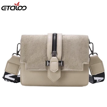 

2020 New Mini Handbags Women Ultra Fire Retro Wide Shoulder Strap Messenger Bag Purse Simple Style Crossbody Bags Women's Bag