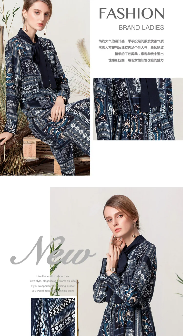 Christmas silk floral shirt dress women's clothes femme summer long sexy retro beach casual slim dresses plus size summer blue