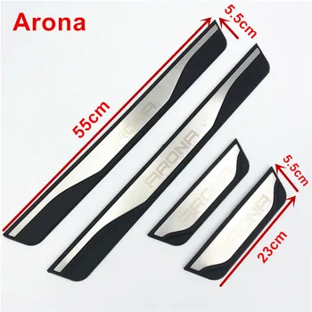 

For Seat Arona KJ7 Accessories 2017 2018 2019 Stainless Door Sill Scuff Kick Plate Protectors Trim Guard Pedal Cover Car Styling