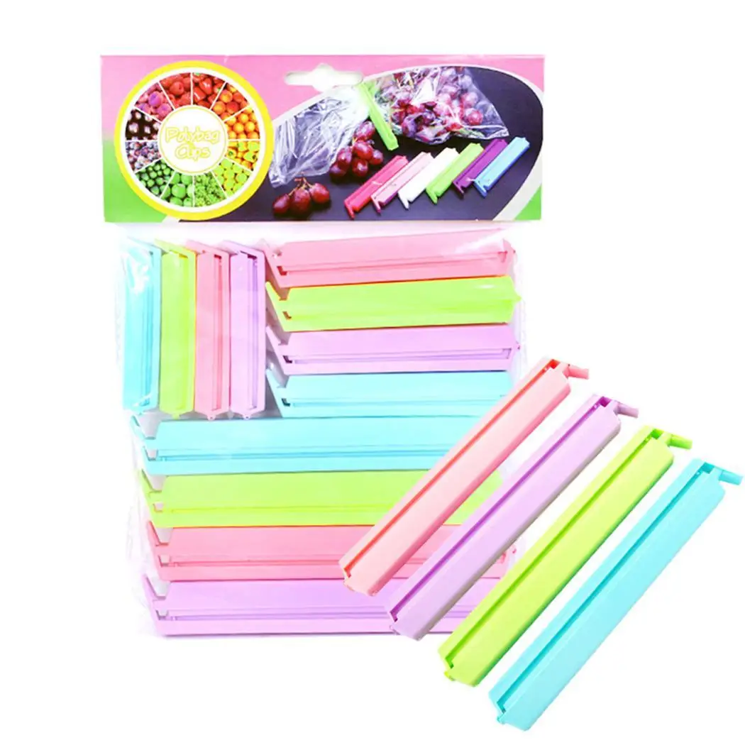 

Candy Biscuit Packaging Bags Food Preservation of 7 x 1.4 cm/2.8 x 0.6 inch Tight Kitchen Solid Seal Clip