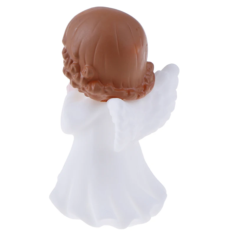 Angels Figurines Miniature Well Workmanship Odorless Sculpture Ornament Decoration Desktop Car Garden Cake 2 Pcs miniature figurines miniature ornament
