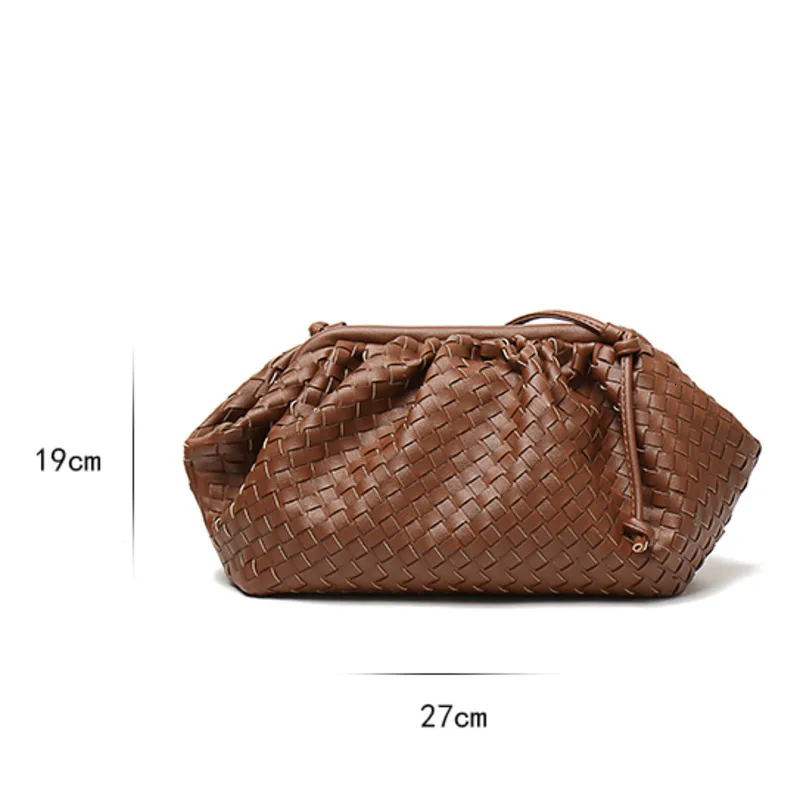 BXX Sac/ модная осенне-зимняя роскошная женская сумка, дизайнерская тканая сетевая красная облачная сумка, сумка через плечо ZF472